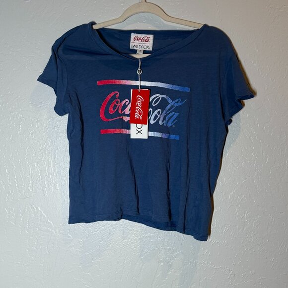 WILDFOX Coca Cola Graphic Womens Tee Shirt Size‎ Small NEW WITH TAG - Picture 1 of 2